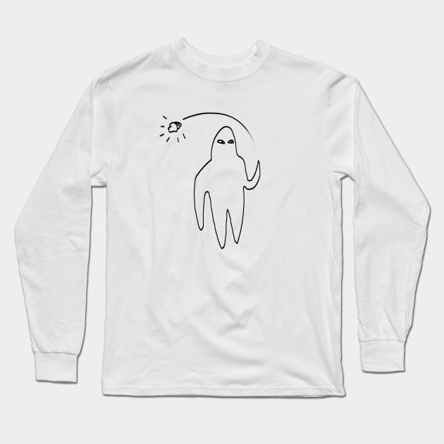 Throwback Long Sleeve T-Shirt by alexgrigorasart